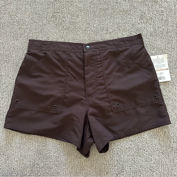 La Blanca Brown Solid Swim Boardshorts Size 12 MM2PX53 - Picture 1 of 8